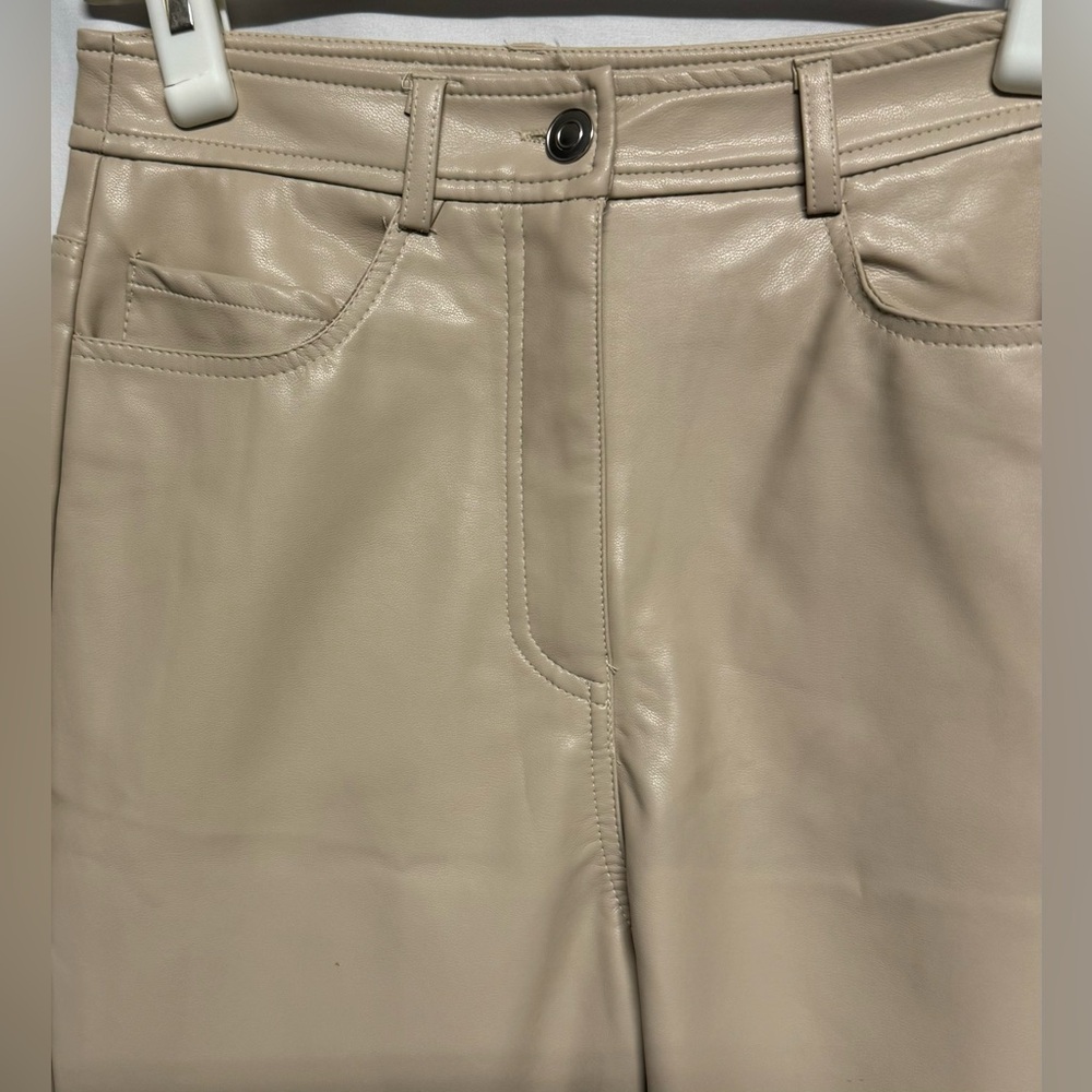 12th Tribe Vegan Leather Pants - Picture 2 of 9